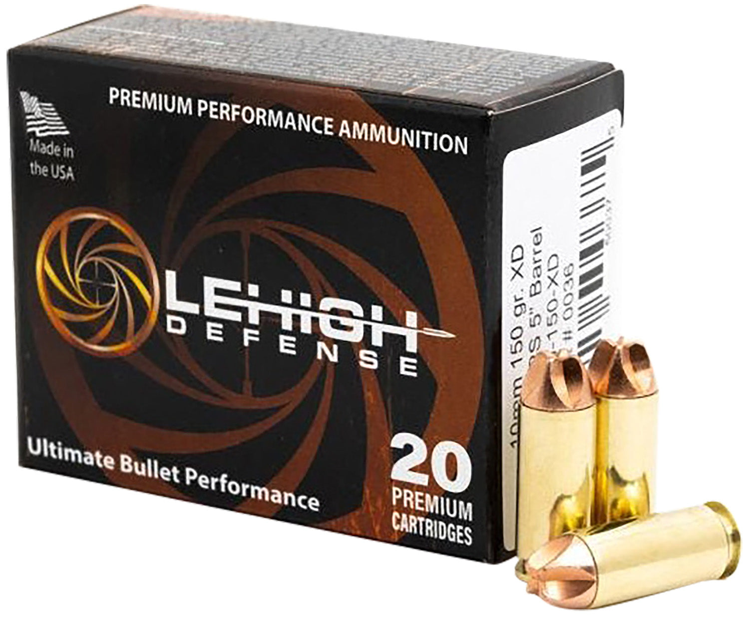 Wilson Combat Lehigh Defense XD 10mm Auto 150 Gr Solid at Fast Ammo
