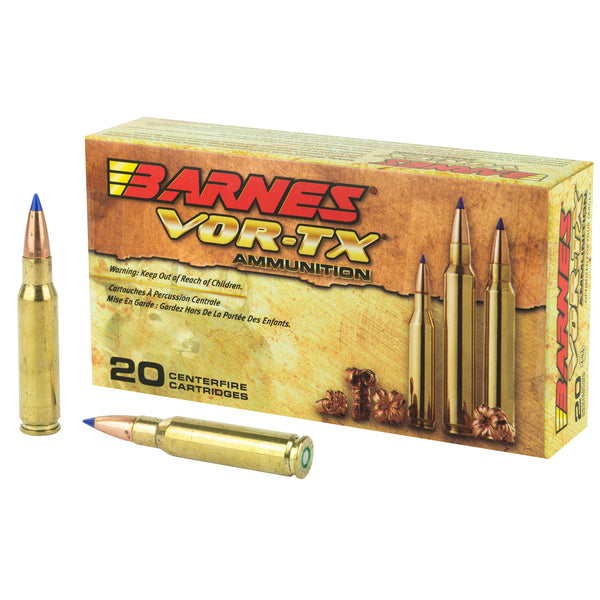 Barnes 30816 VOR-TX Tipped TSX Boat Tail BT 130 Grain .308 Win / 7.62x51mm
