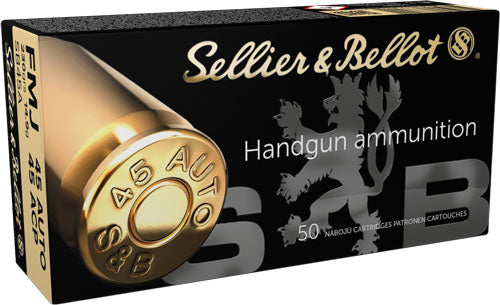 Sellier & Bellot 45 ACP 230 Grain Full Metal Jacket(FMJ)