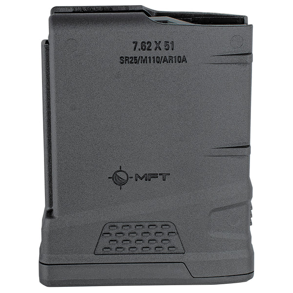 Mission First Tactical AR10 Magazine 7.62 x 51 NATO 10 Rounds Polymer Black