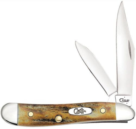 Case Knives Genuine Stag Peanut Folding Knife