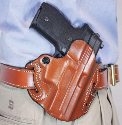 DeSantis Speed Scabbard OWB Leather Holster RH FN 509 Tan