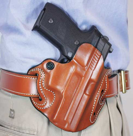 DeSantis Speed Scabbard OWB Leather Holster RH Ruger 57 Tan