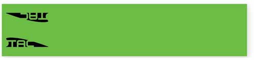 TAC VANES Standard Arrow Wrap 4.675" Green 13-Pack