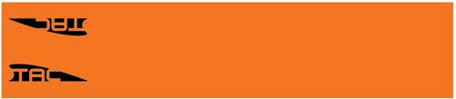 TAC VANES Standard Arrow Wrap 4.675" Orange 13-Pack