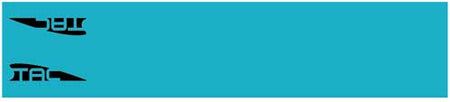 TAC VANES Standard Arrow Wrap 4.675" Turquoise 13-Pack