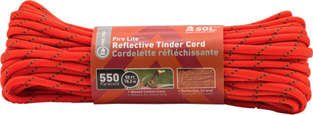 ARB SOL Fire Lite Reflective Tinder Cord 50ft 550 Paracord