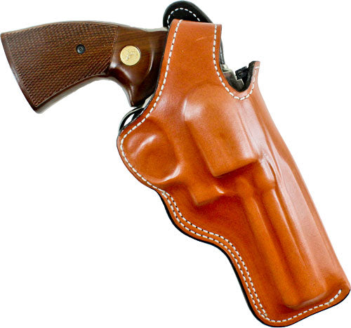 DeSantis Dual Angle Hunter Leather OWB Holster Right Hand S&W N Frame 4" - Tan