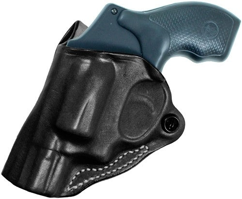 DeSantis Mini Scabbard LH OWB Leather Holster for J-Frame 2-2.25" Black