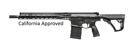 Daniel Defense 0215707258055 DD5 V3 *CA Compliant 7.62x51mm NATO 16" 10+1 Black Hard Coat Anodized Black Phosphate 6 Position w/SoftTouch Overmolding Stock Black Polymer Grip