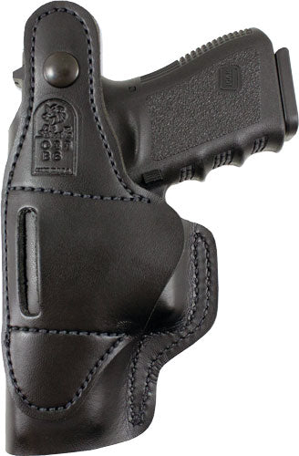 DeSantis Dual Carry II IWB/OWB Leather Holster Right Hand S&W J-Frame 2" - Black
