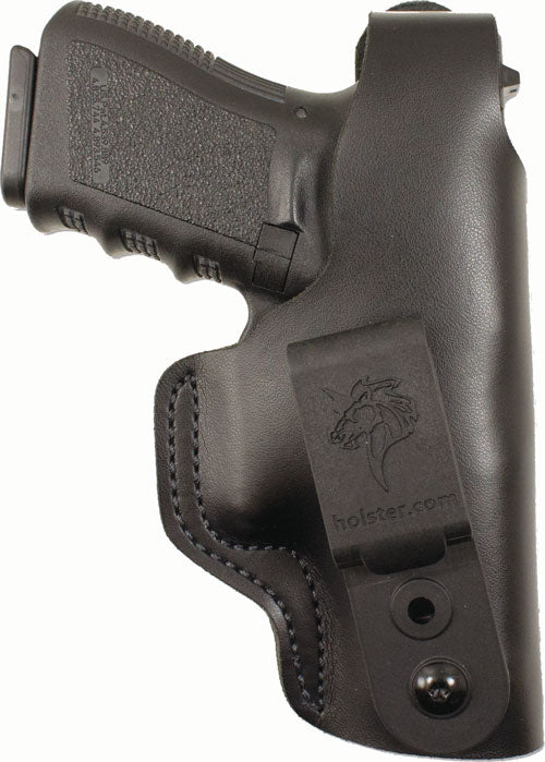 DeSantis Dual Carry II IWB/OWB Leather Holster Right Hand Glock 17/22 - Black
