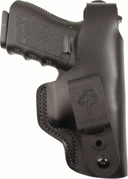 DeSantis Dual Carry II IWB/OWB Leather Holster Right Hand Glock 17/22 - Black