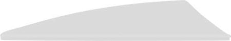 TAC Vanes Driver 2.75" White Arrow Fletching 36 Pack