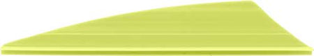 TAC Vanes Driver 2.75" Yellow Arrow Fletching 36 Pack