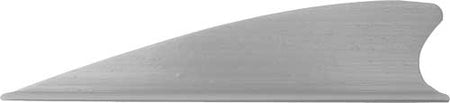 TAC VANES Matrix 2.25" Shield Cut Arrow Vanes Gray 36-Pack