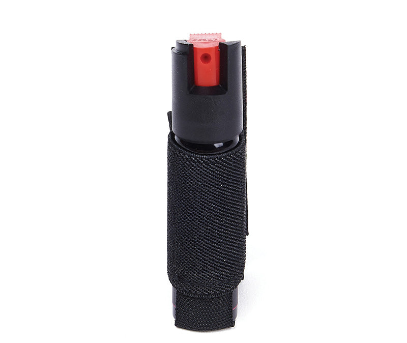 MFT Rapid Strike Pepper Spray Safety Top w/Jogger Clip, Gel, 0.75oz, Black