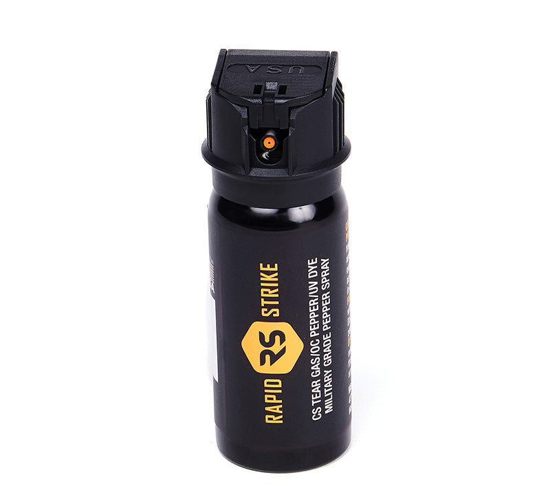 MFT Rapid Strike Mark III Pepper Spray Stream, Tactical Flip Top, 1.8oz, Black