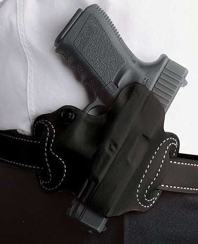 DeSantis Mini Slide OWB Holster RH Leather 1911 Black