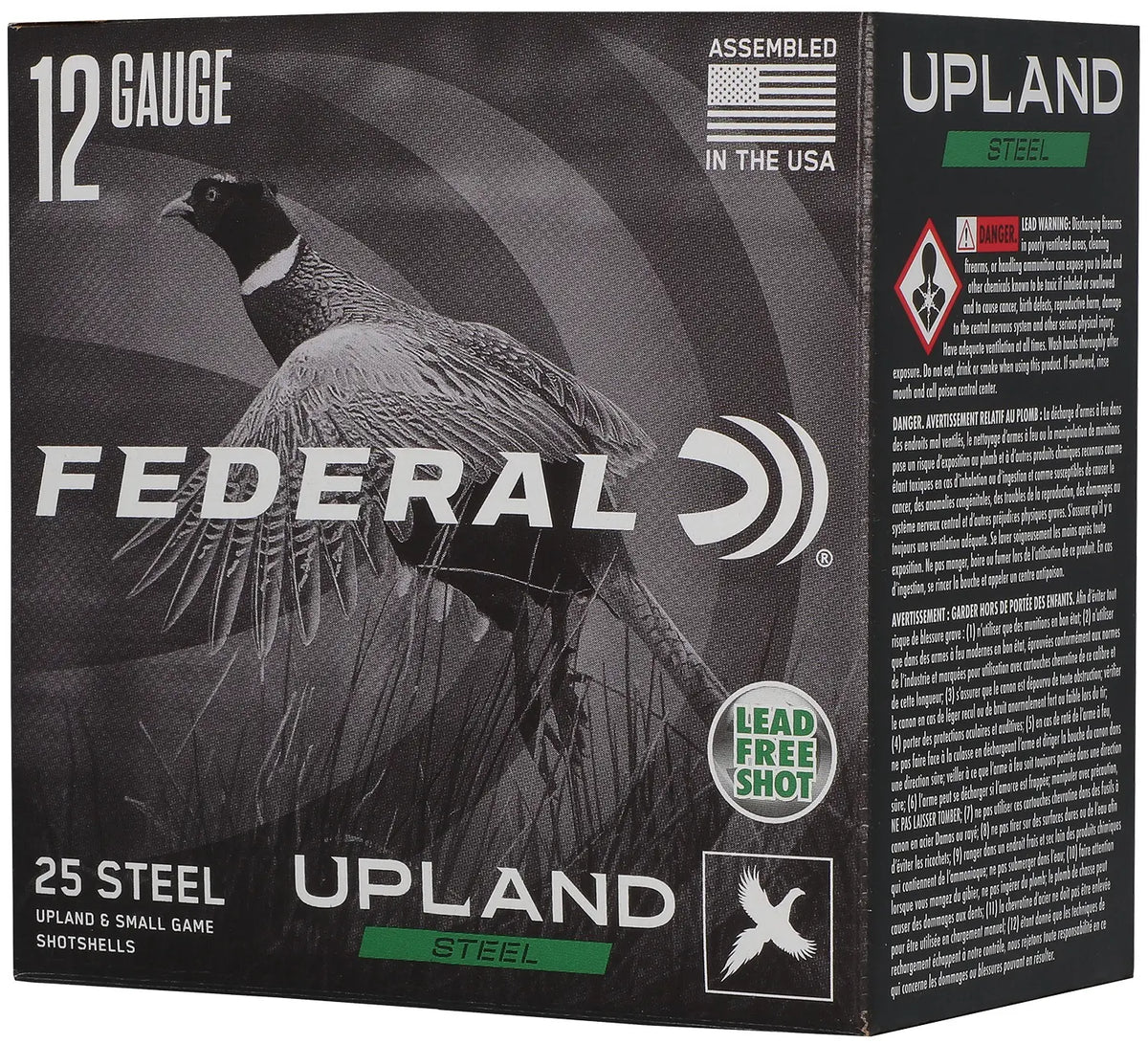 FED USH125 UPLND STL 12 2.75 1-1/8 25/10 1400 FPS