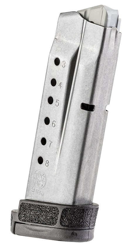 Smith & Wesson 3009876 M&P Shield 8-Round 9mm Luger Blued Steel Magazine