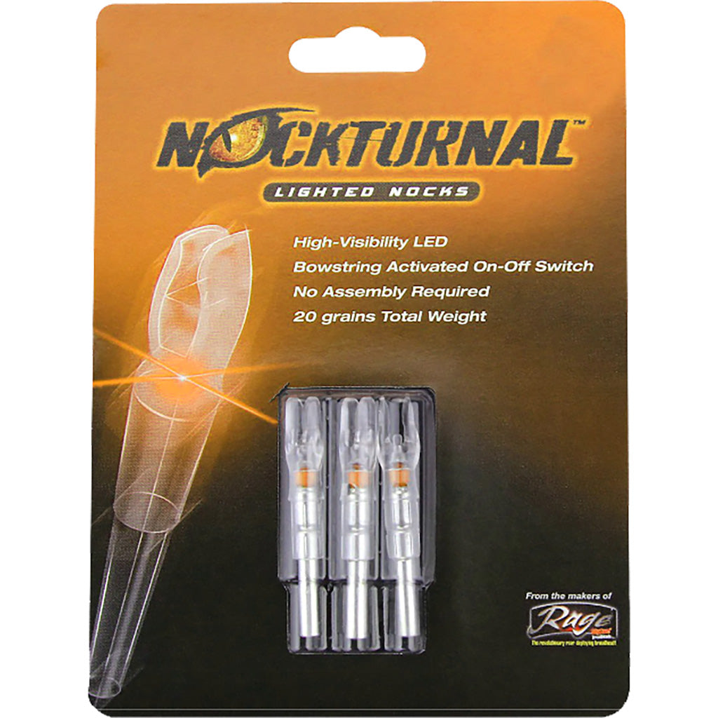 Nockturnal Shift FIT Lighted Nocks Orange G Size 3 Pack