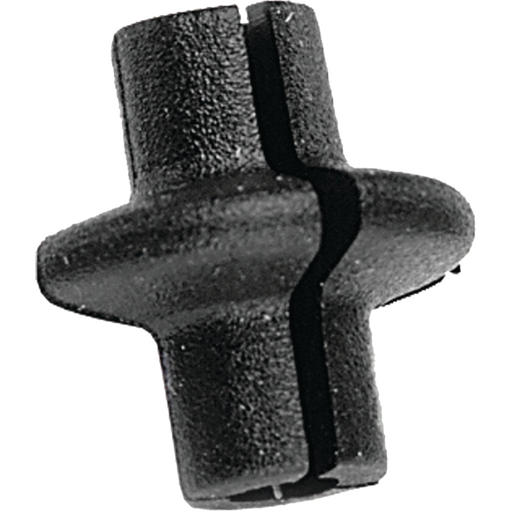 Pine Ridge Slotted Kisser Button Black 25 pk.