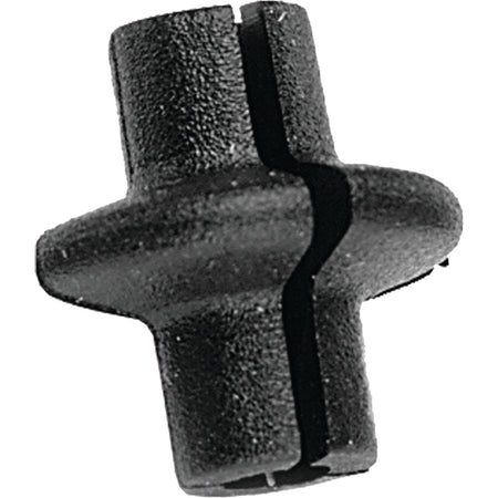 Pine Ridge Slotted Kisser Button Black 25 pk.
