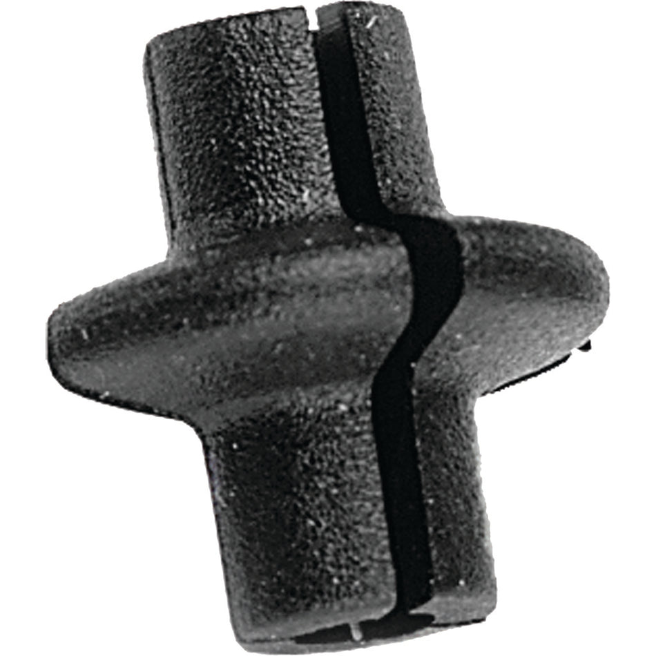 Pine Ridge Slotted Kisser Button Black 25 pk.