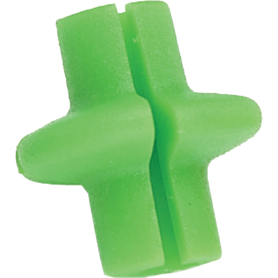 Pine Ridge Slotted Kisser Button Green 25 pk.