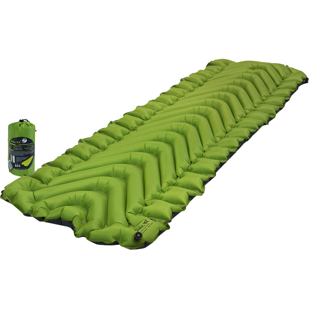 Klymit Static V2 Lightweight Sleeping Pad Light Green