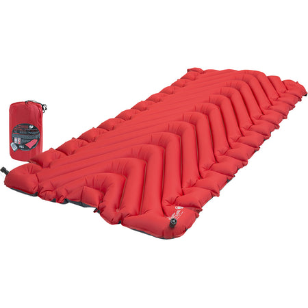 Klymit Insulated Static V Luxe Inflatable Sleeping Pad Red