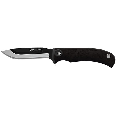 Outdoor Edge RazorMax Fixed Blade Knife with Interchangeable Blades Black
