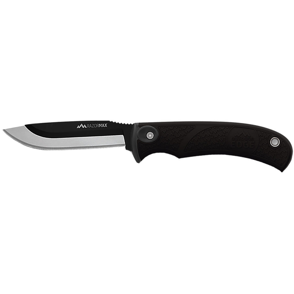 Outdoor Edge RazorMax Fixed Blade Knife with Interchangeable Blades Black