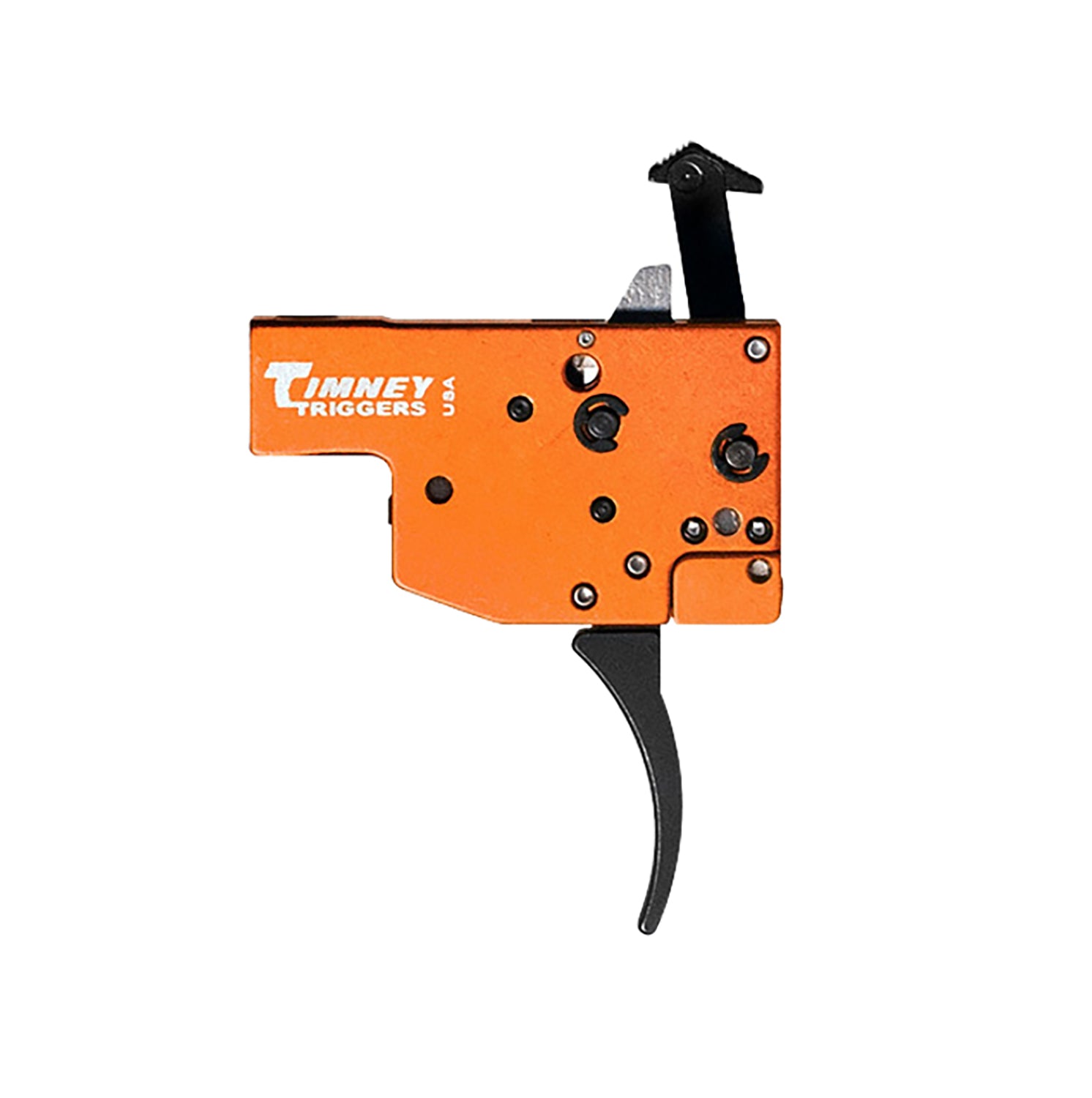 Timney Triggers 430 Two-Stage Curved Replacement Trigger for Tikka T3 Black/Orange 8oz-1lb