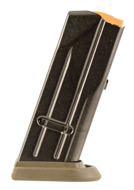 FN 20100063 FNS Compact 10-Round 9mm Luger Magazine Black/FDE Steel