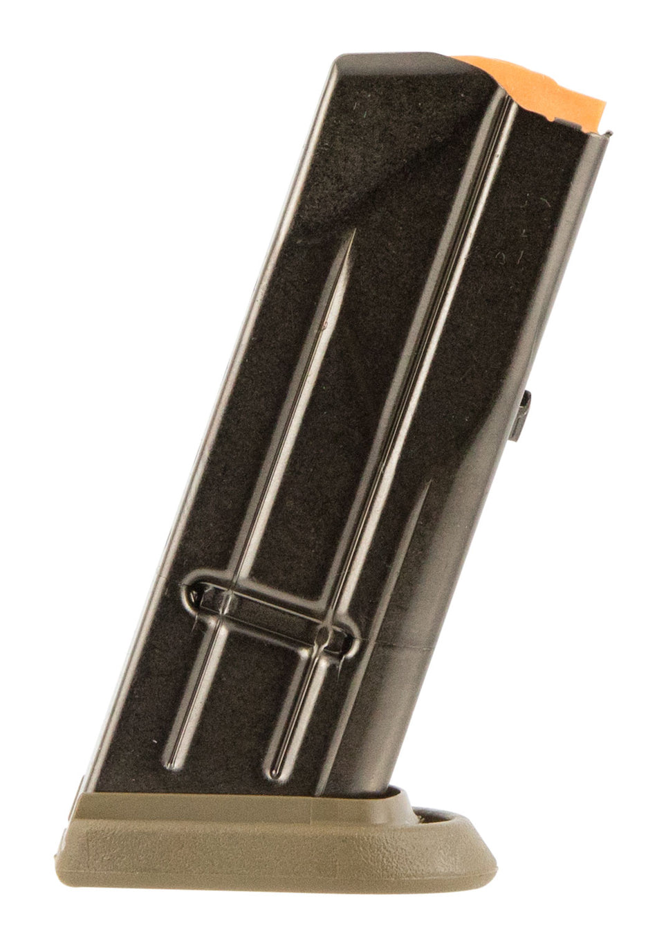 FN 20100063 FNS Compact 10-Round 9mm Luger Magazine Black/FDE Steel