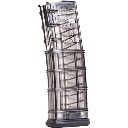 ETS AR-15 Magazine, .223/5.56mm, 30 Rounds, Translucent Polymer with Dust Cover