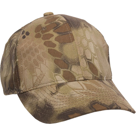 Outdoor Cap Mesh Back Camo Cap Highlander Hook Loop Closure
