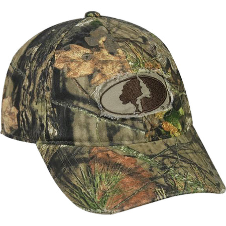 Outdoor Cap Mossy Oak Country Logo Camo Cap Frayed Visor