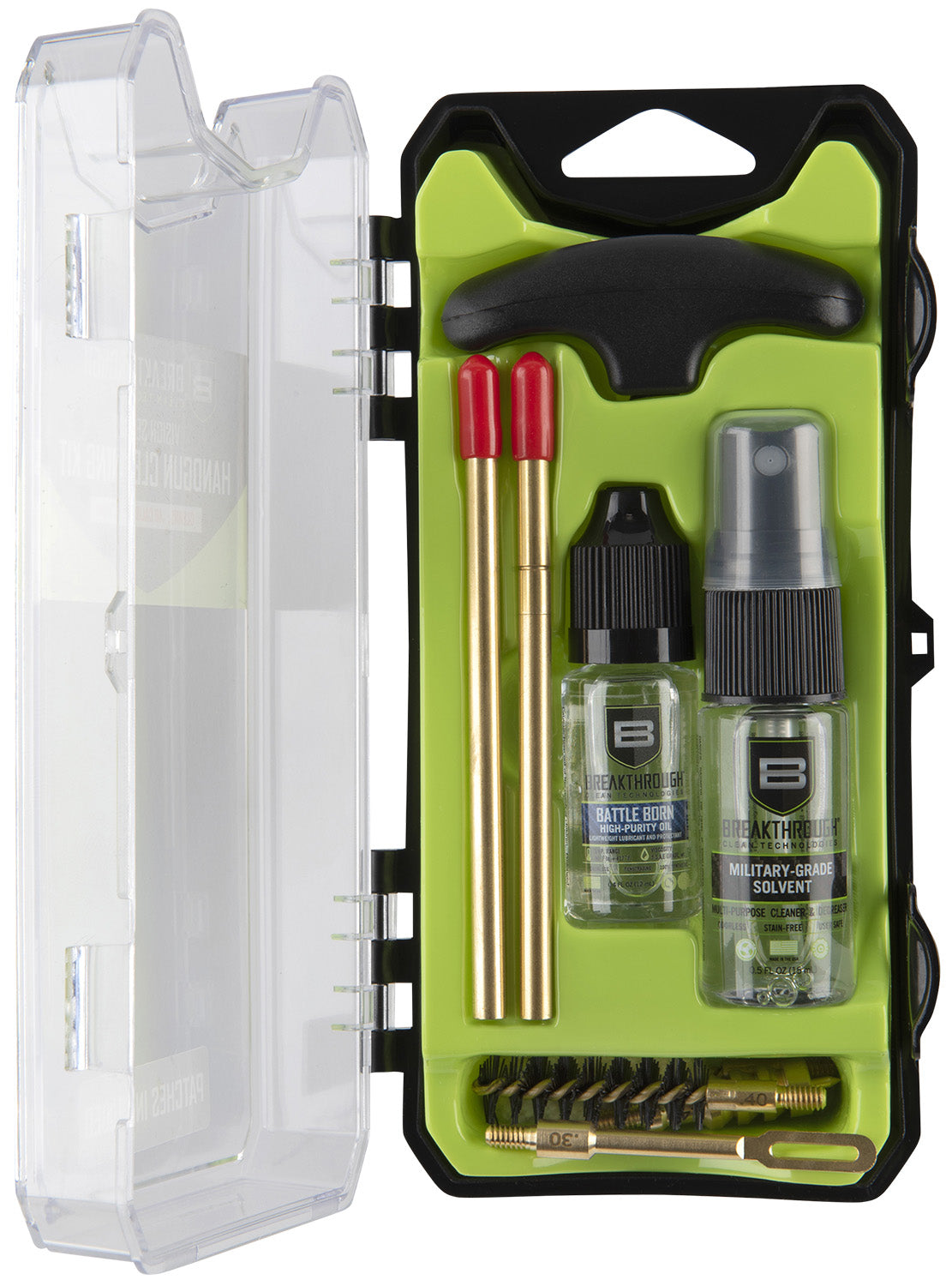Breakthrough Clean Vision Series .40 Cal & 10mm Pistol Cleaning Kit 10-Piece