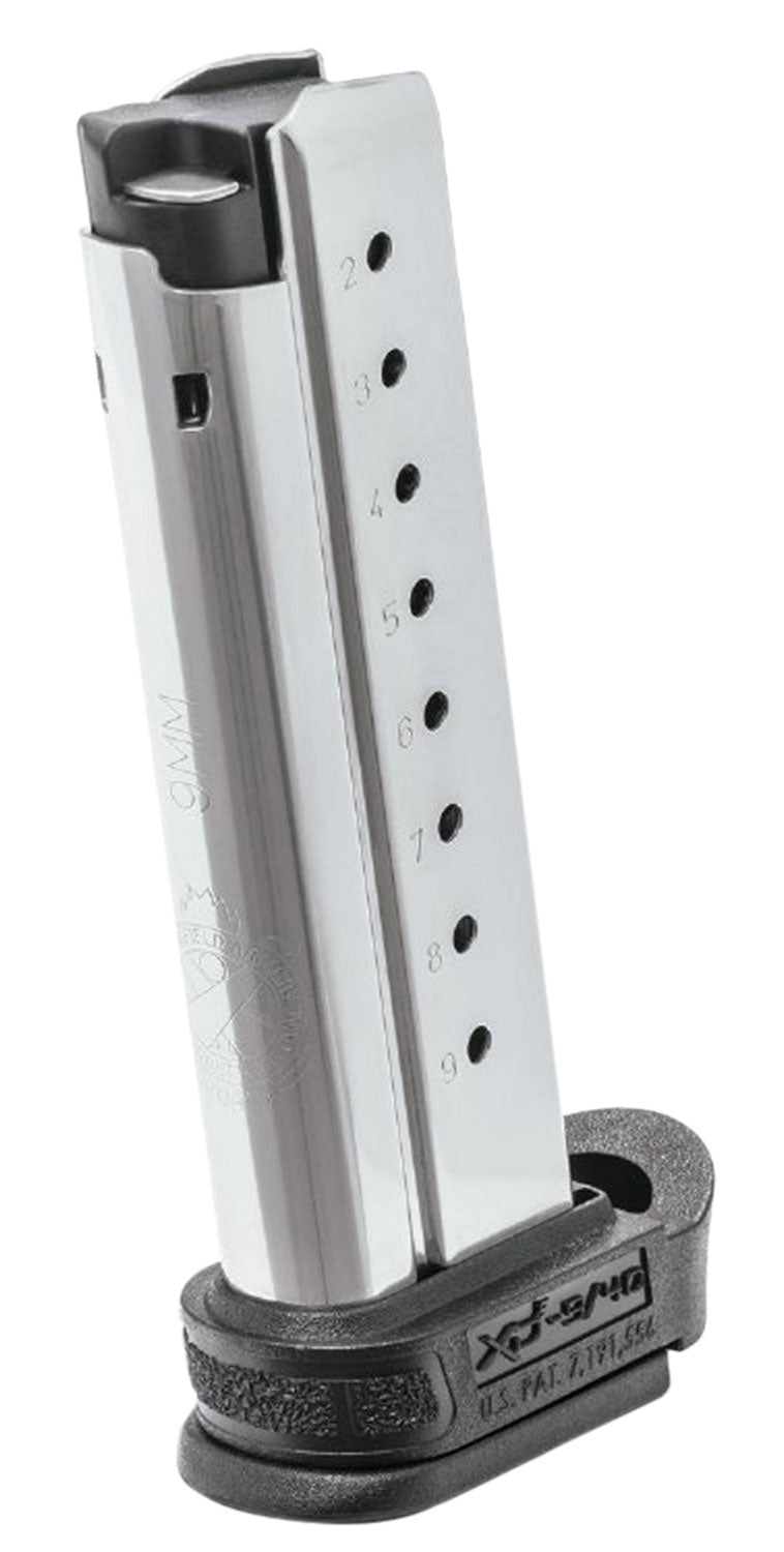 Springfield Armory XDE09091 XD-E 9rd Extended Sleeve 9mm Luger Stainless Steel Magazine