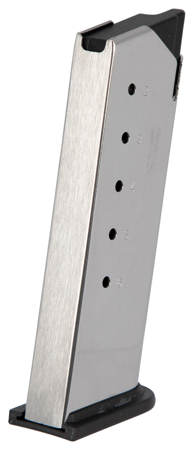 Springfield Armory XDE5006 XD-E 6rd Flush Fit .45 ACP Stainless Steel Magazine