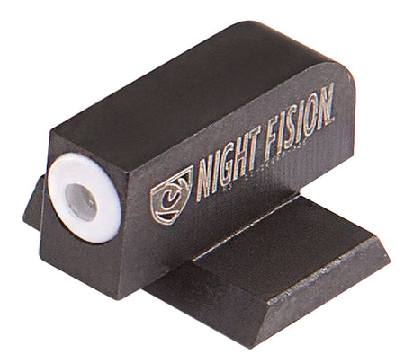 Night Fision CNK025001WGX Tritium Night Sights for Canik TP9SF/TP9SF Elite Green Tritium White Outline Front