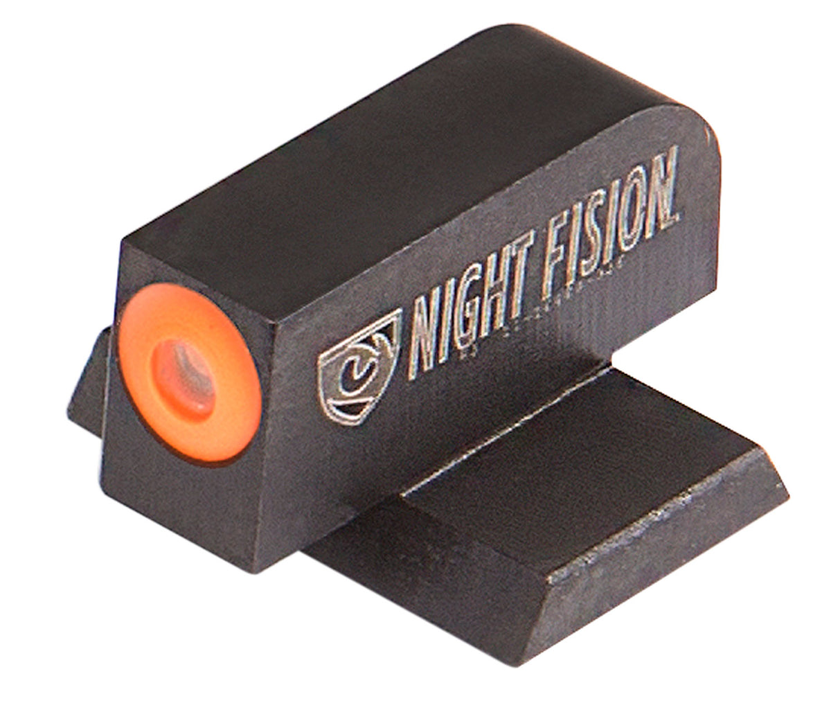 Night Fision CNK025001OGX Tritium Night Sights for Canik Green Tritium Orange Outline Front TP9SF/TP9SF Elite
