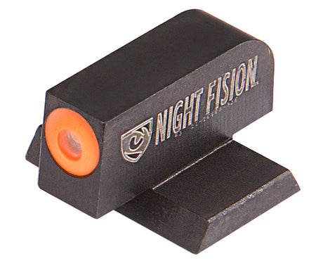 Night Fision CNK025001OGX Tritium Night Sights for Canik Green Tritium Orange Outline Front TP9SF/TP9SF Elite