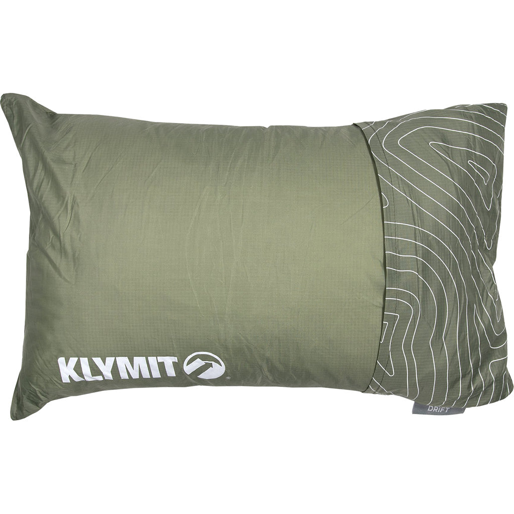 Klymit Drift Camping Pillow Green Regular 18x12