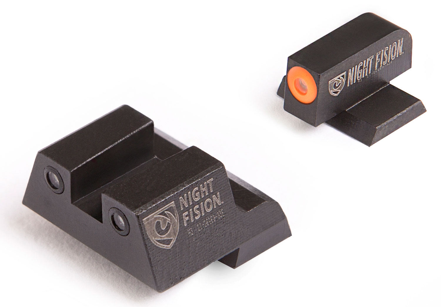 Night Fision CNK027003OGZ Tritium Night Sights for Canik Orange Outline Front & Black Outline Rear TP9SF/TP9SF Elite
