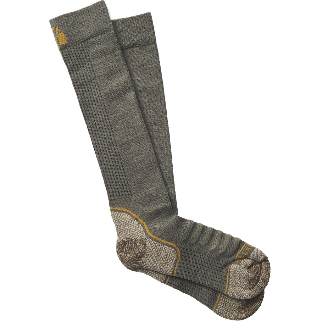 Lacrosse Men's Copper Merino Lightweight OTC Socks OD Green Medium