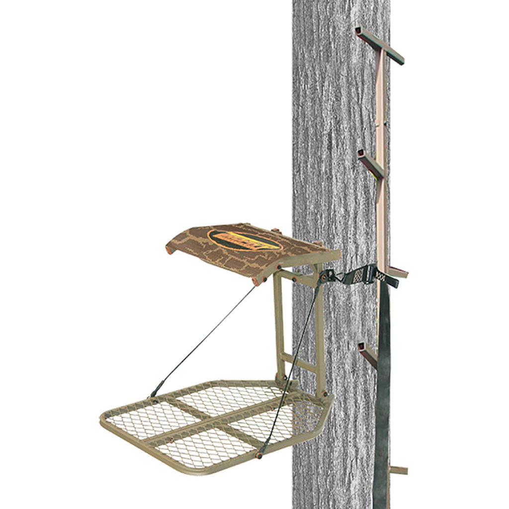 Trophy Treestands Archers Roost Hang-On Stand & 20 ft. Climbing Sticks Combo